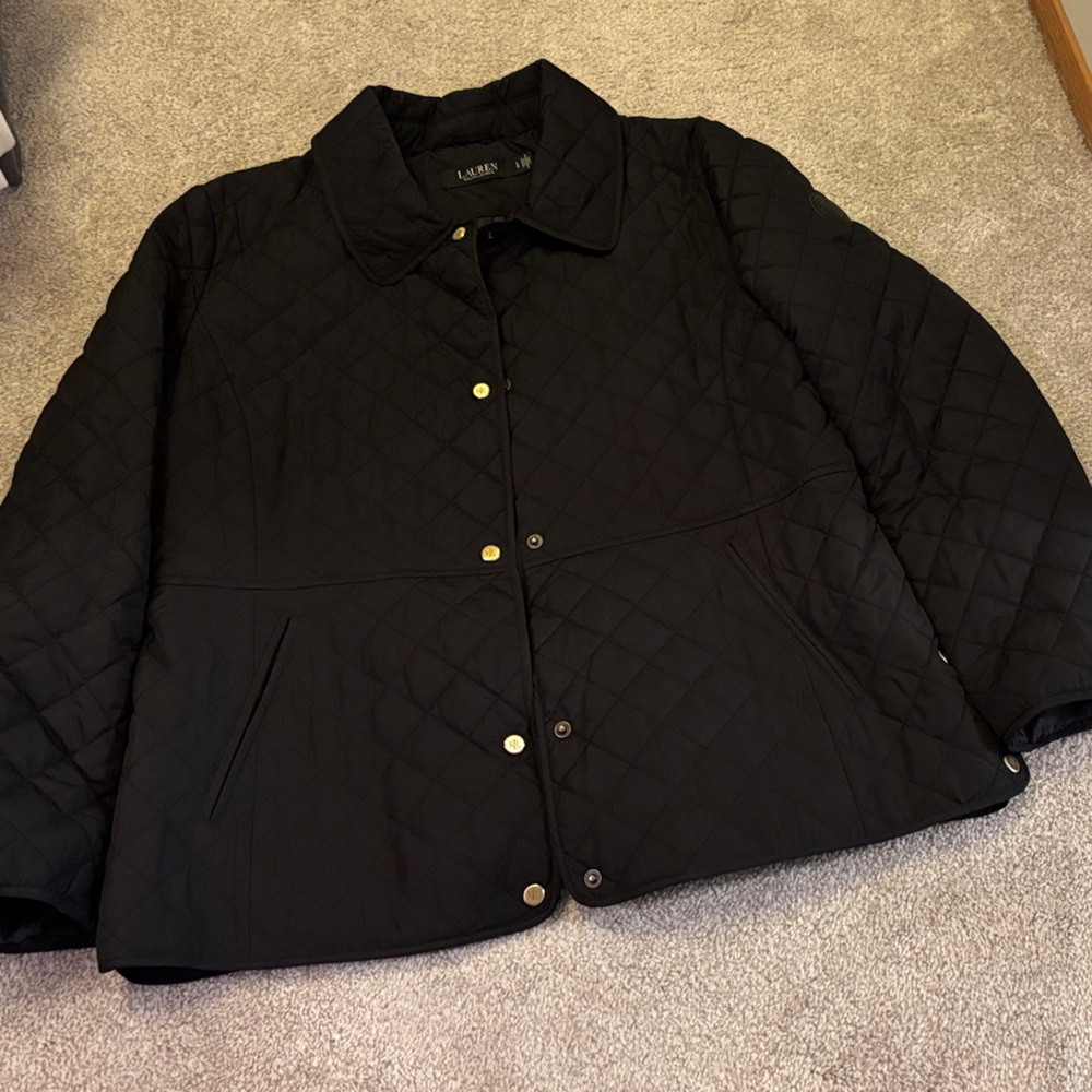 Ralph Lauren Black Quilted Jacket
